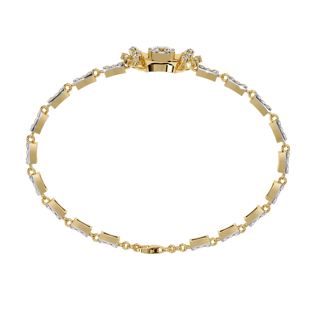 Diamond Lock Bracelet (#BR03) rajgems