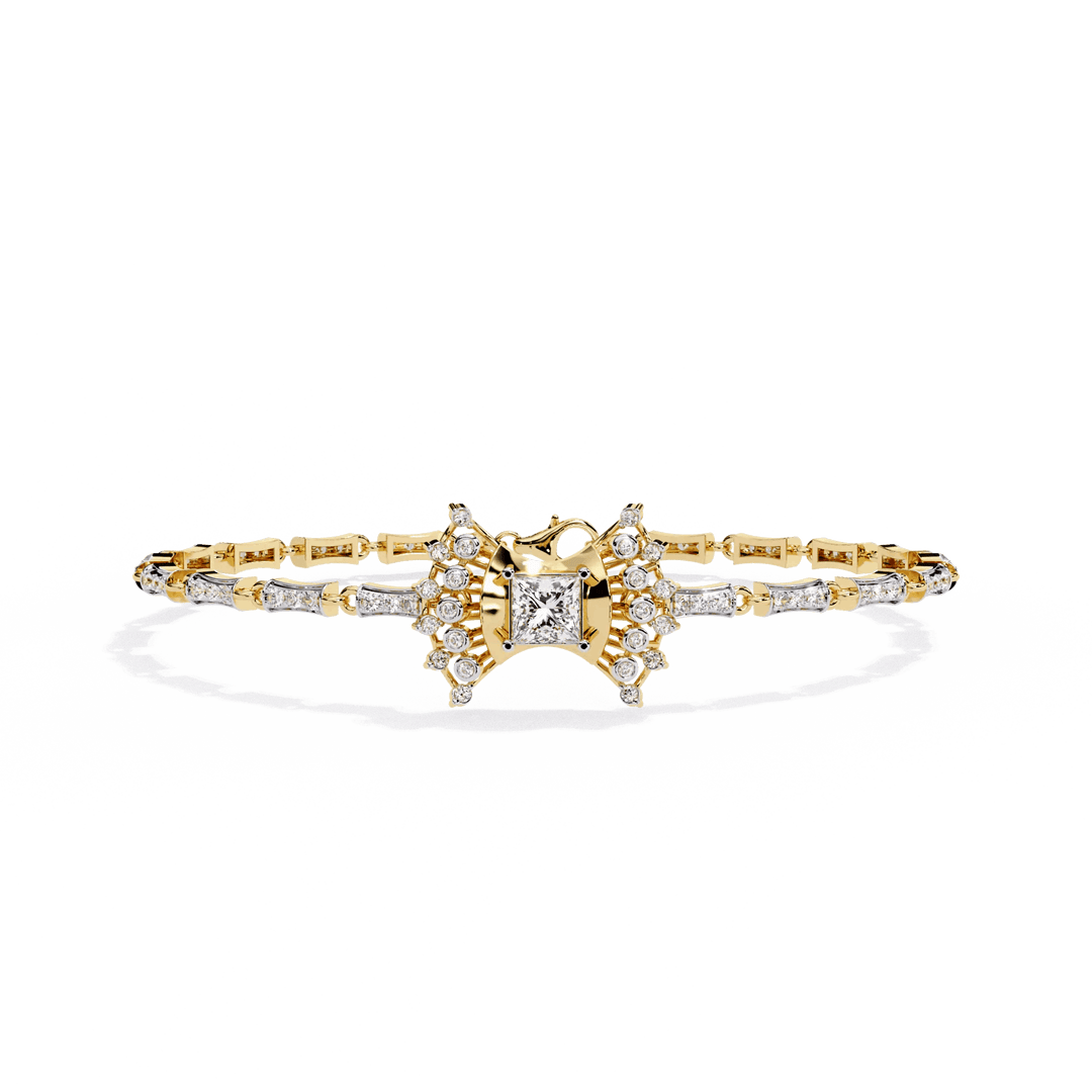 Diamond Lock Bracelet (#BR03) rajgems