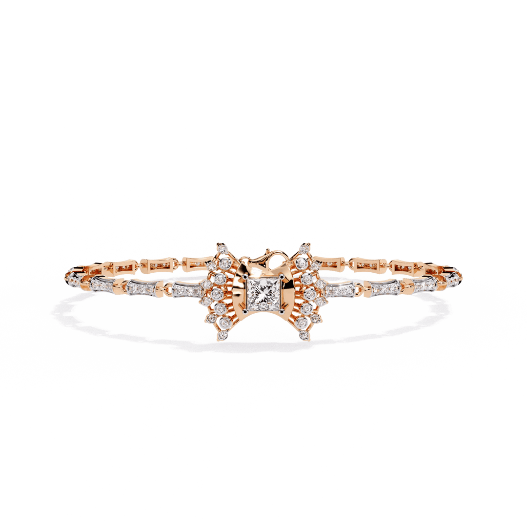 Diamond Lock Bracelet (#BR03) rajgems