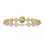 Load image into Gallery viewer, Diamond Circle Link Bracelet Raj Gems
