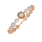 Load image into Gallery viewer, Diamond Circle Link Bracelet Raj Gems
