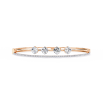 Load image into Gallery viewer, Dual Band Diamond Cuff Bracelet Raj Gems
