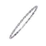 Load image into Gallery viewer, Uniform square diamond Bracelet Raj Gems
