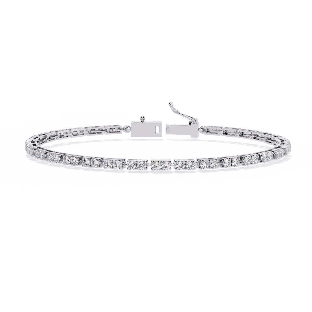 Round Diamond Tennis Bracelet Raj Gems