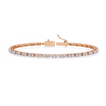 Load image into Gallery viewer, Round Diamond Tennis Bracelet Raj Gems
