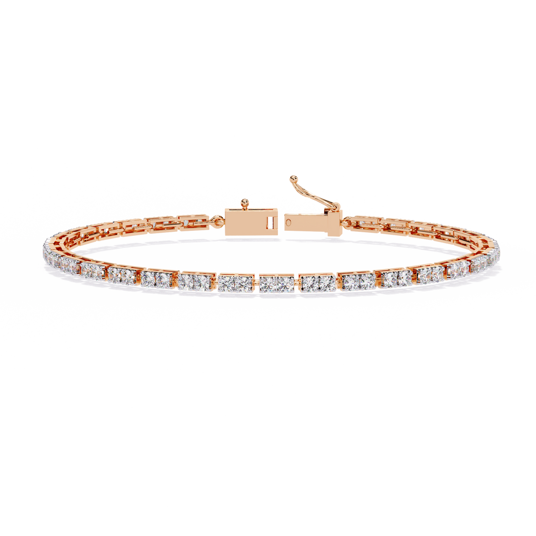 Round Diamond Tennis Bracelet Raj Gems