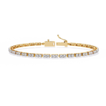 Load image into Gallery viewer, Round Diamond Tennis Bracelet Raj Gems
