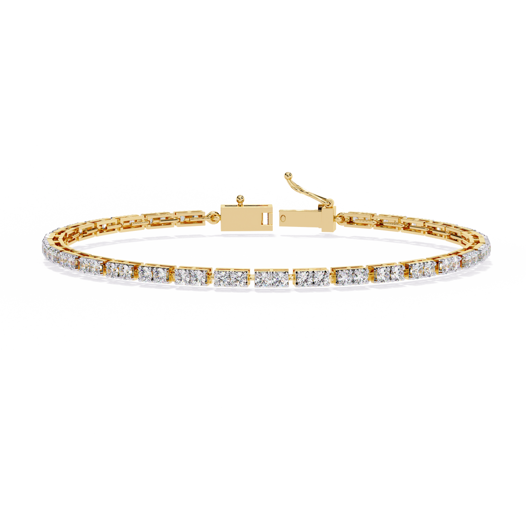 Round Diamond Tennis Bracelet Raj Gems