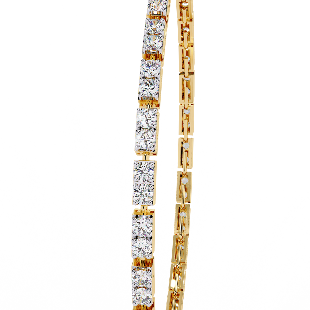 Round Diamond Tennis Bracelet Raj Gems
