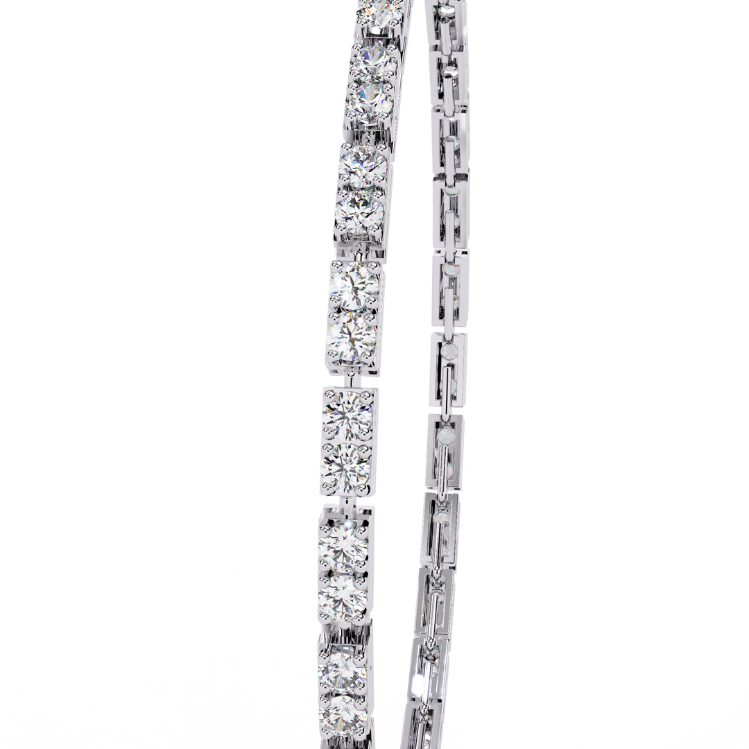 Round Diamond Tennis Bracelet Raj Gems