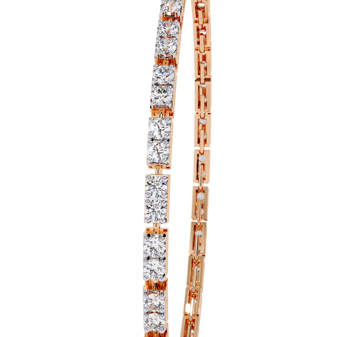 Round Diamond Tennis Bracelet Raj Gems