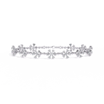 Load image into Gallery viewer, Floral Burst Diamond Bracelet Raj Gems
