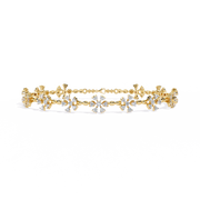 Floral Burst Diamond Bracelet Raj Gems