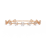 Load image into Gallery viewer, Floral Burst Diamond Bracelet Raj Gems
