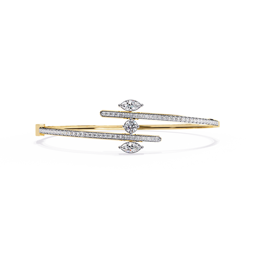 Interlocking Diamond Bracelet Raj Gems