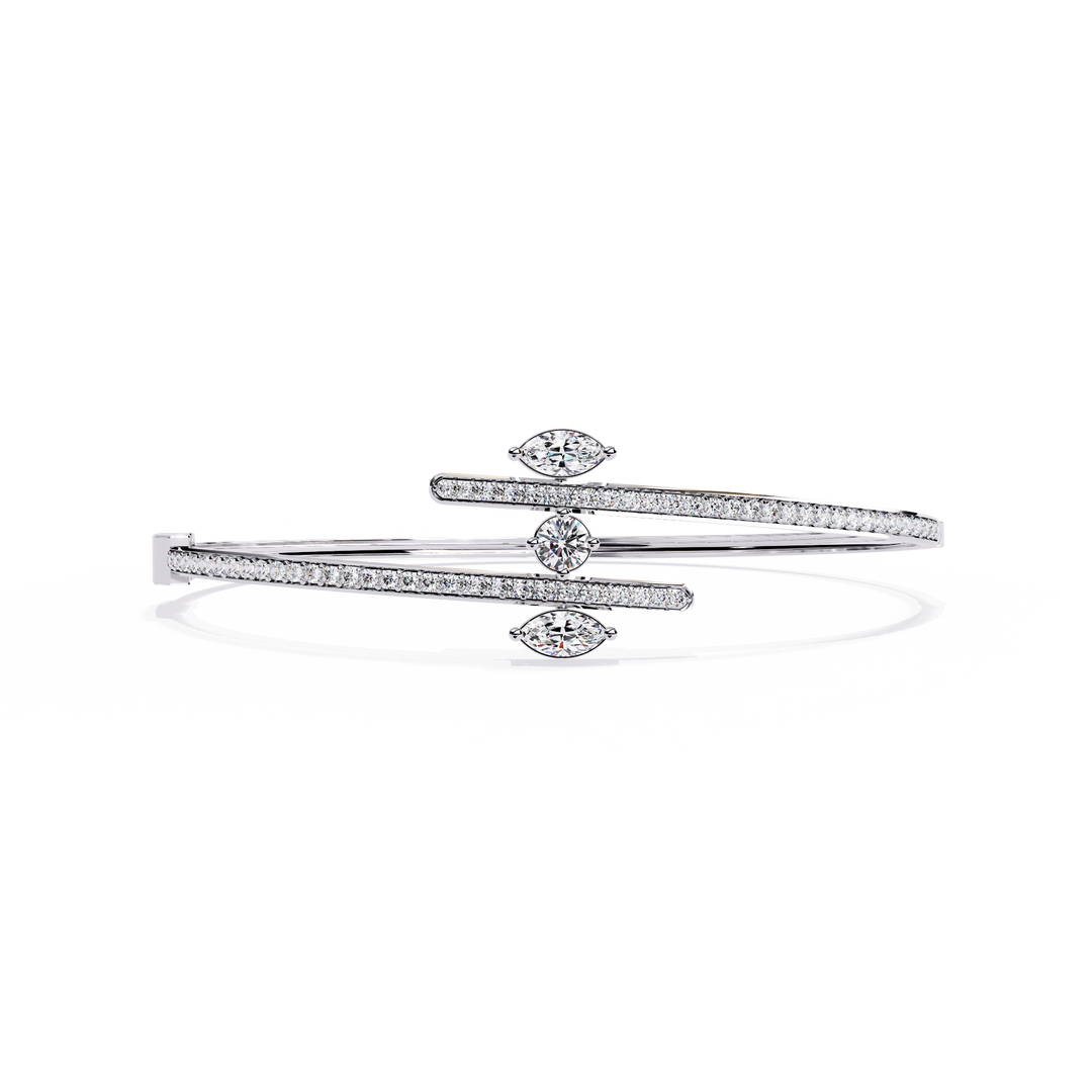 Interlocking Diamond Bracelet Raj Gems