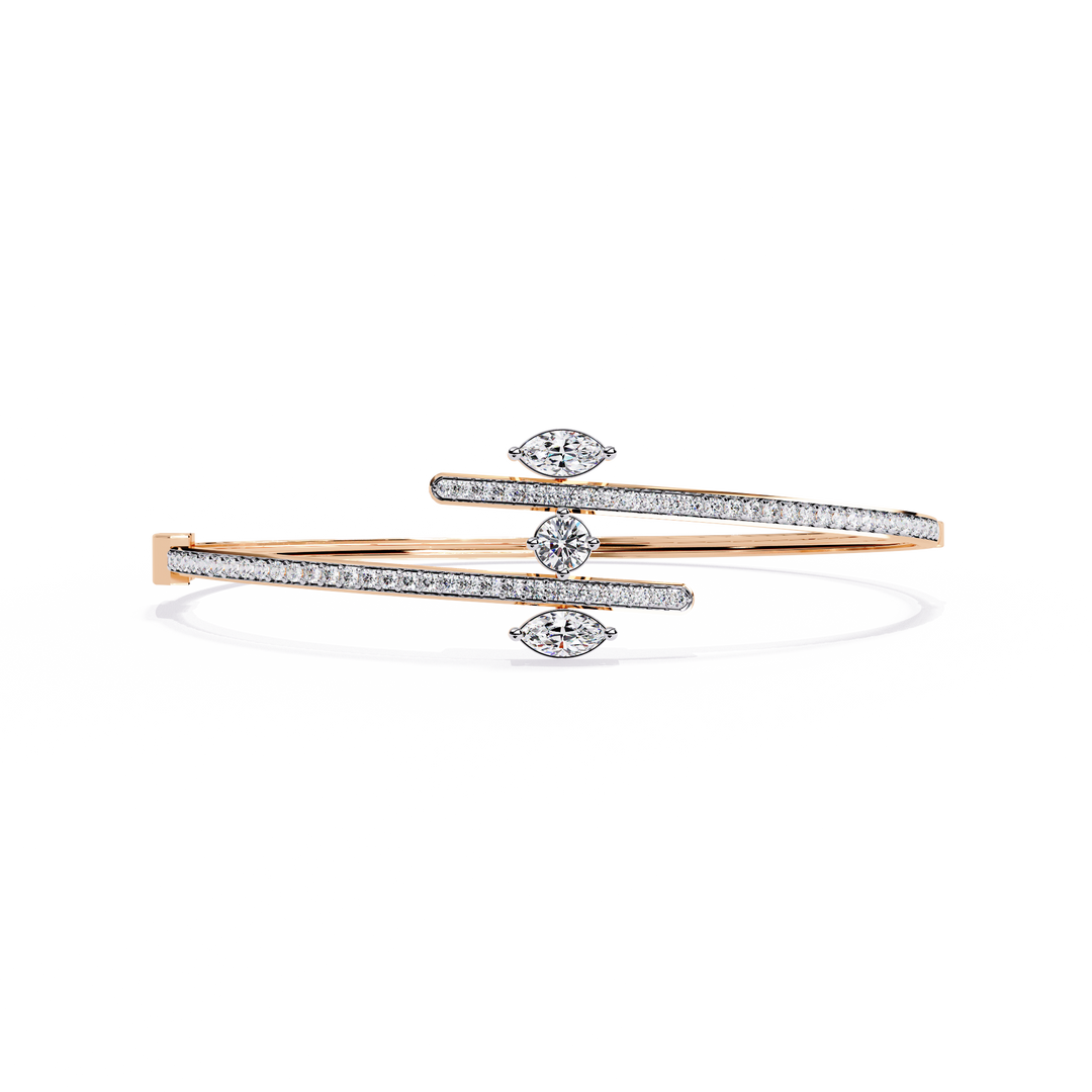 Interlocking Diamond Bracelet Raj Gems