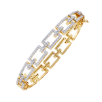 Load image into Gallery viewer, Meander Pattern Tennis Bracelet Raj Gems
