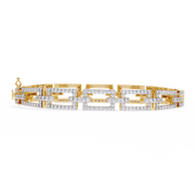 Meander Pattern Tennis Bracelet Raj Gems