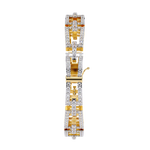 Load image into Gallery viewer, Meander Pattern Tennis Bracelet Raj Gems
