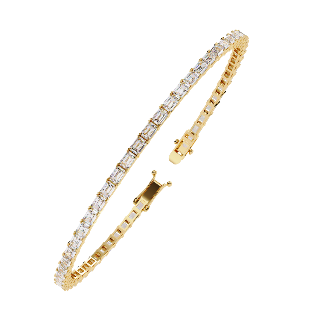 Emerald diamond Tennis Bracelet Raj Gems