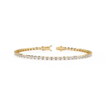 Load image into Gallery viewer, Emerald diamond Tennis Bracelet Raj Gems
