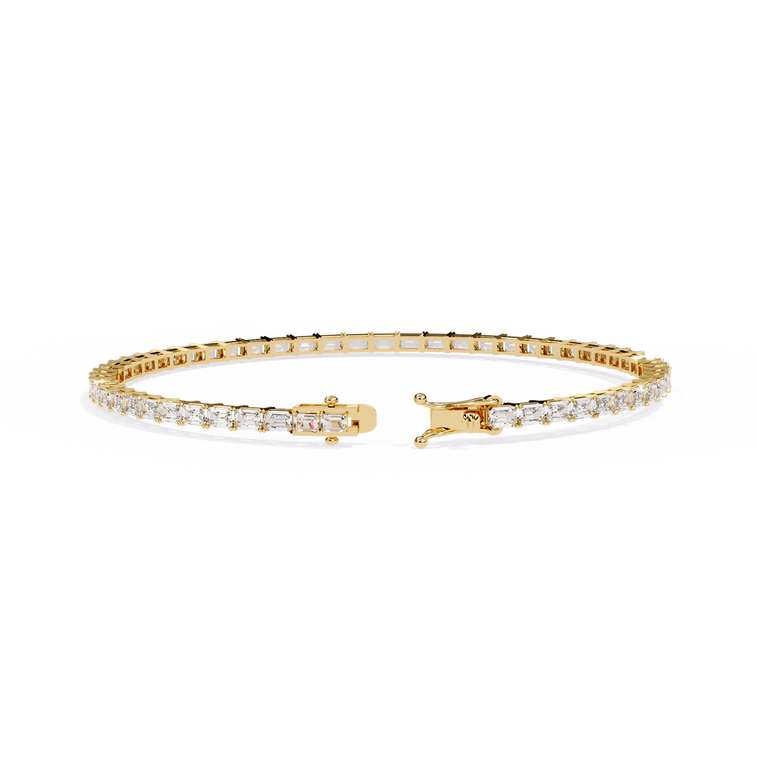 Emerald diamond Tennis Bracelet Raj Gems