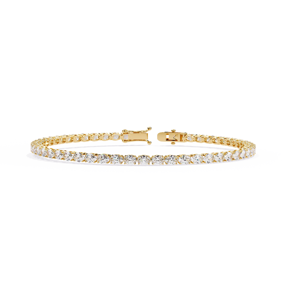 Oval Cut Diamond Tennis Bracelet Raj Gems