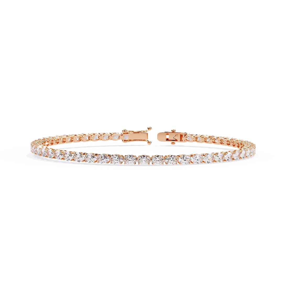 Oval Cut Diamond Tennis Bracelet Raj Gems