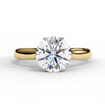 Load image into Gallery viewer, 1.0CT Round Lab grown Diamond Ring Raj Gems
