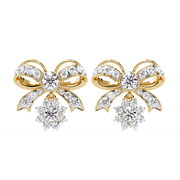 Kristin Round Stud DIamond Earring (#ER02) rajgemss