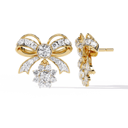 Kristin Round Stud DIamond Earring (#ER02) rajgemss