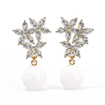 Load image into Gallery viewer, Hook Marquise Diamond Earring (#ER04) rajgemss
