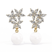 Hook Marquise Diamond Earring (#ER04) rajgemss