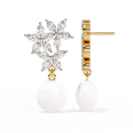 Load image into Gallery viewer, Hook Marquise Diamond Earring (#ER04) rajgemss
