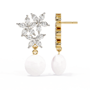 Hook Marquise Diamond Earring (#ER04) rajgemss