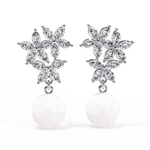 Load image into Gallery viewer, Hook Marquise Diamond Earring (#ER04) rajgemss
