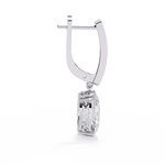 Load image into Gallery viewer, Oval Diamond Leverback Drop Earrings rajgemss
