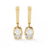 Load image into Gallery viewer, Oval Diamond Leverback Drop Earrings rajgemss
