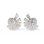 Load image into Gallery viewer, Diamond Halo Earrings rajgemss

