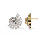 Load image into Gallery viewer, Diamond Halo Earrings rajgemss
