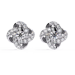 Load image into Gallery viewer, Diamond Love Knot Stud Earrings rajgemss
