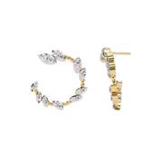 Blooming Marquise Shape Earrings rajgemss