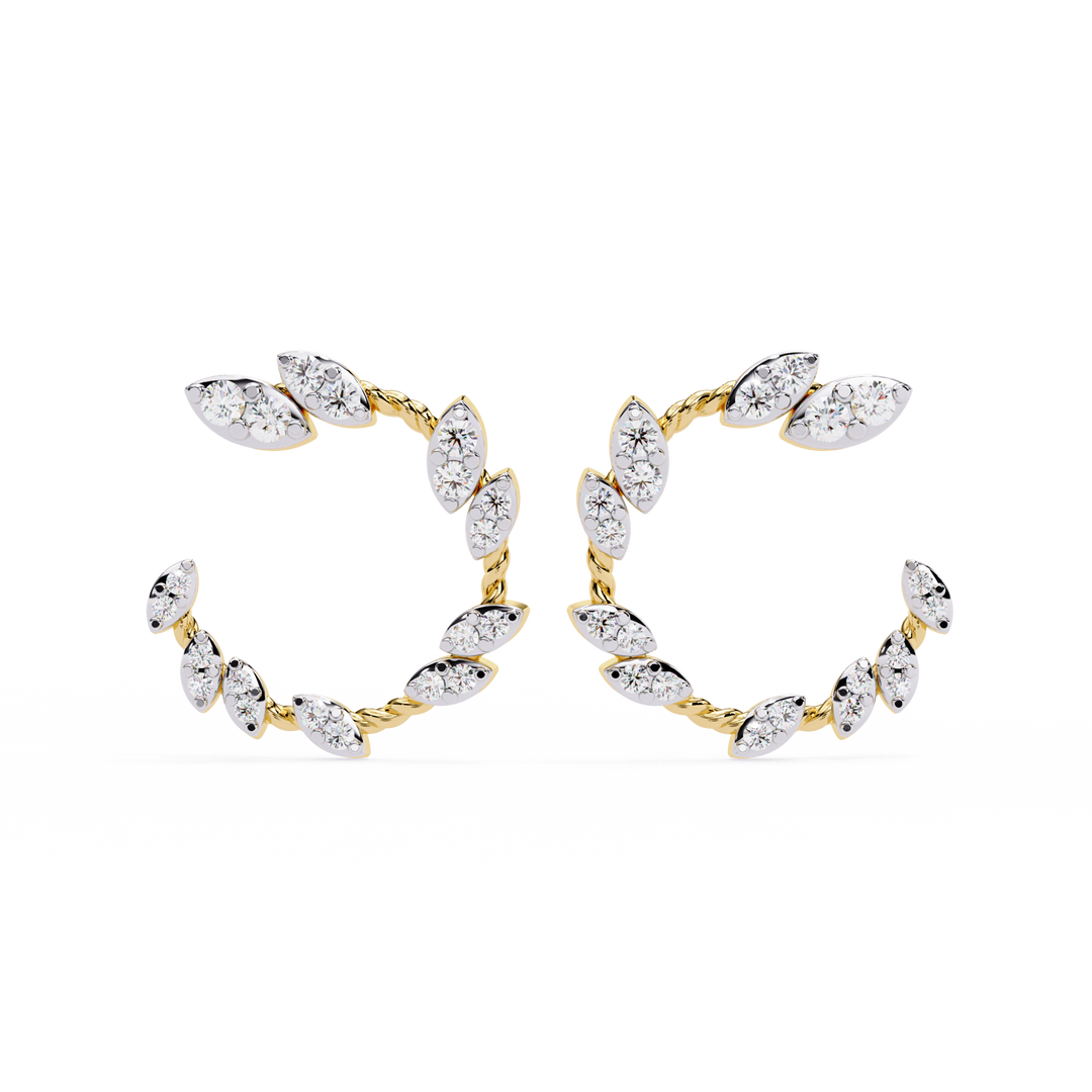Blooming Marquise Shape Earrings rajgemss