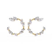 Blooming Marquise Shape Earrings rajgemss