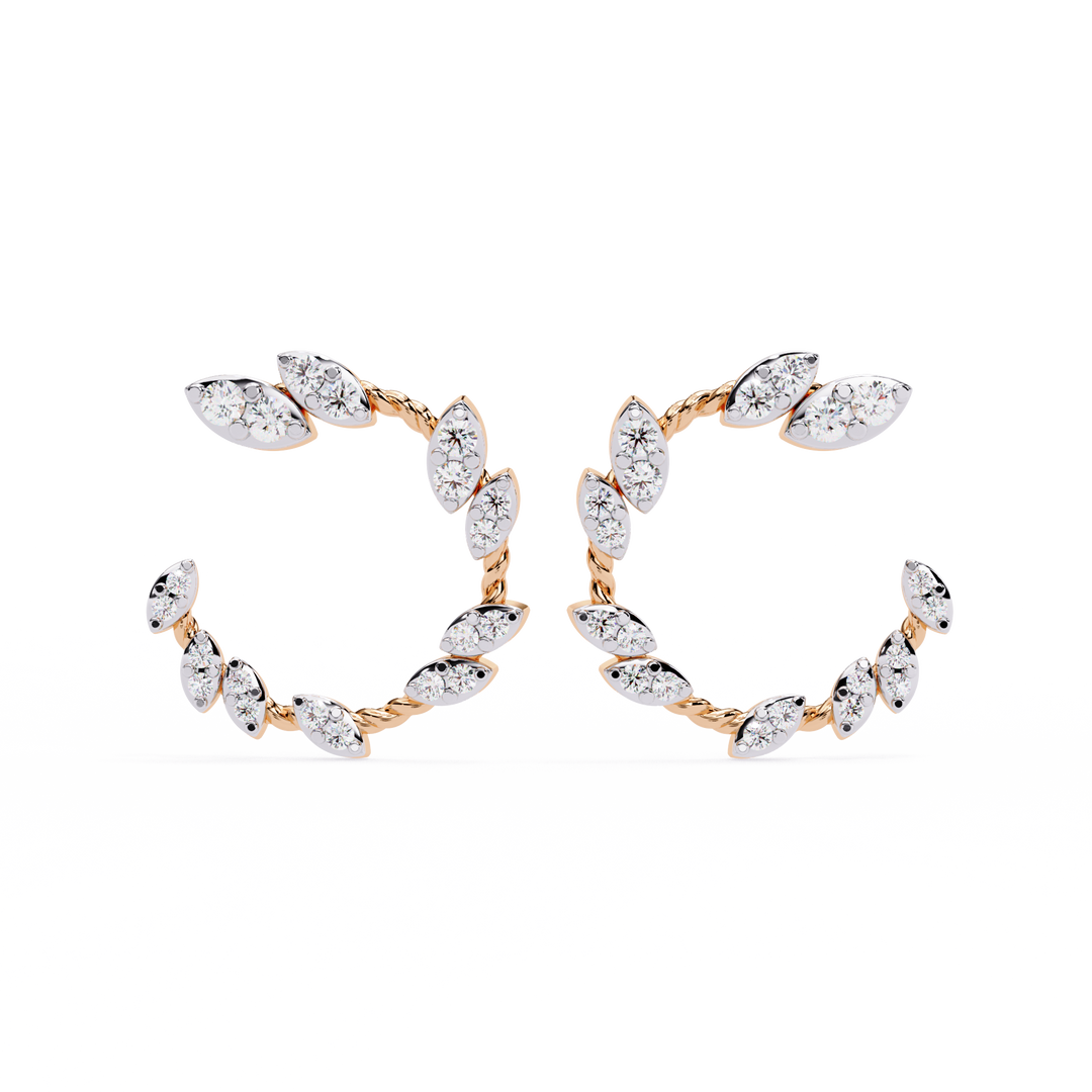 Blooming Marquise Shape Earrings rajgemss