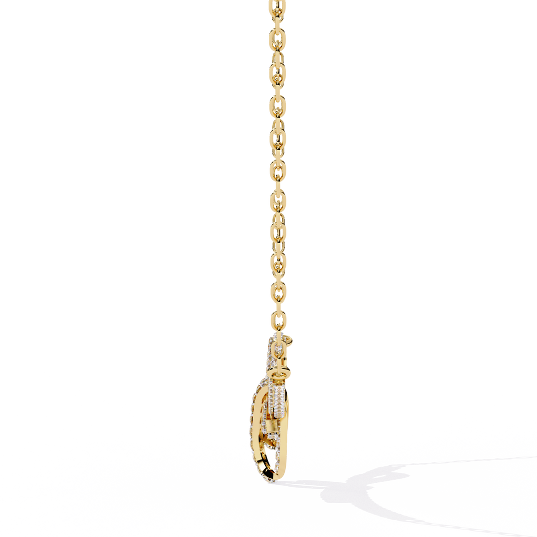 Diamond Bow Necklace Raj Gems