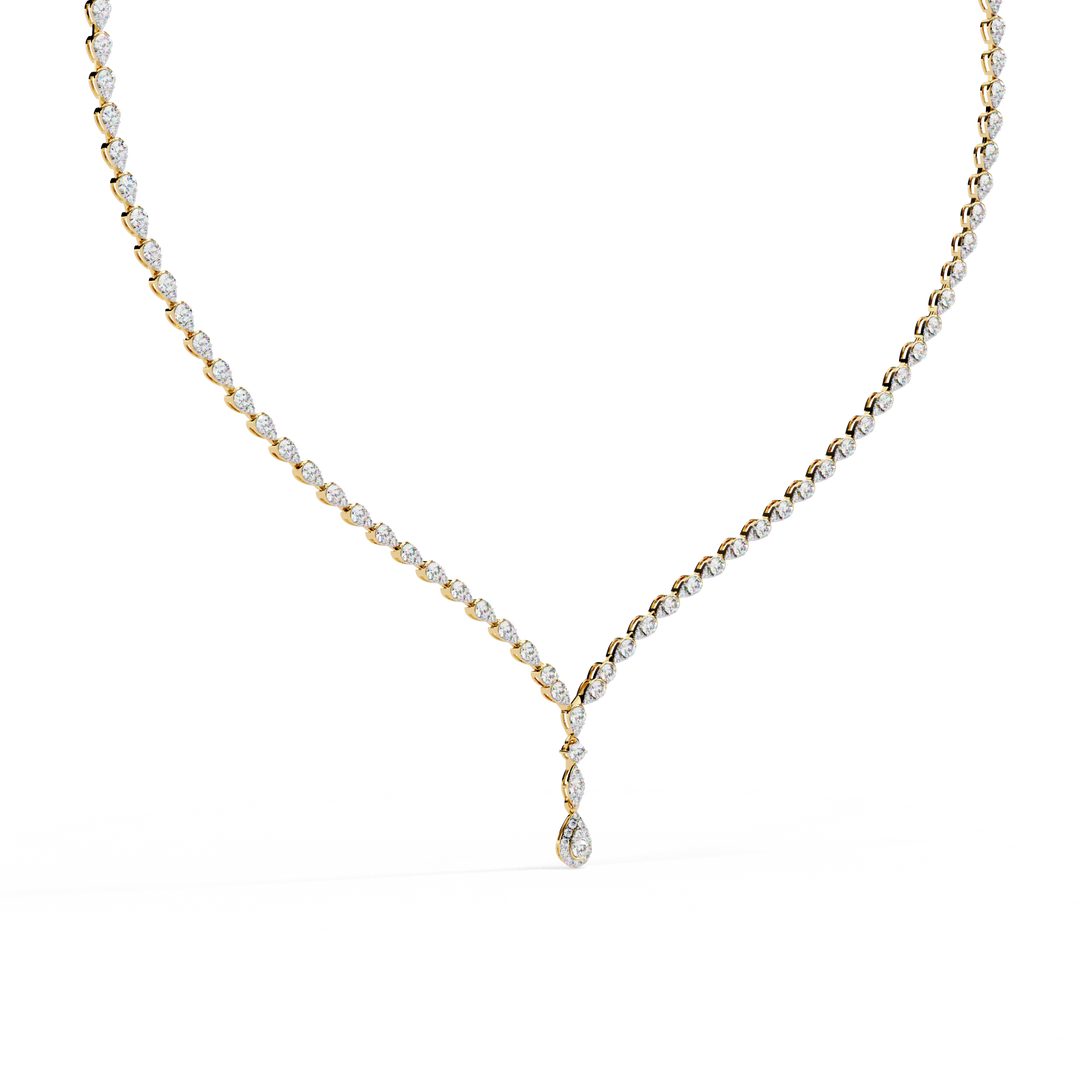 Diamond Tennis Y-Necklace Raj Gems