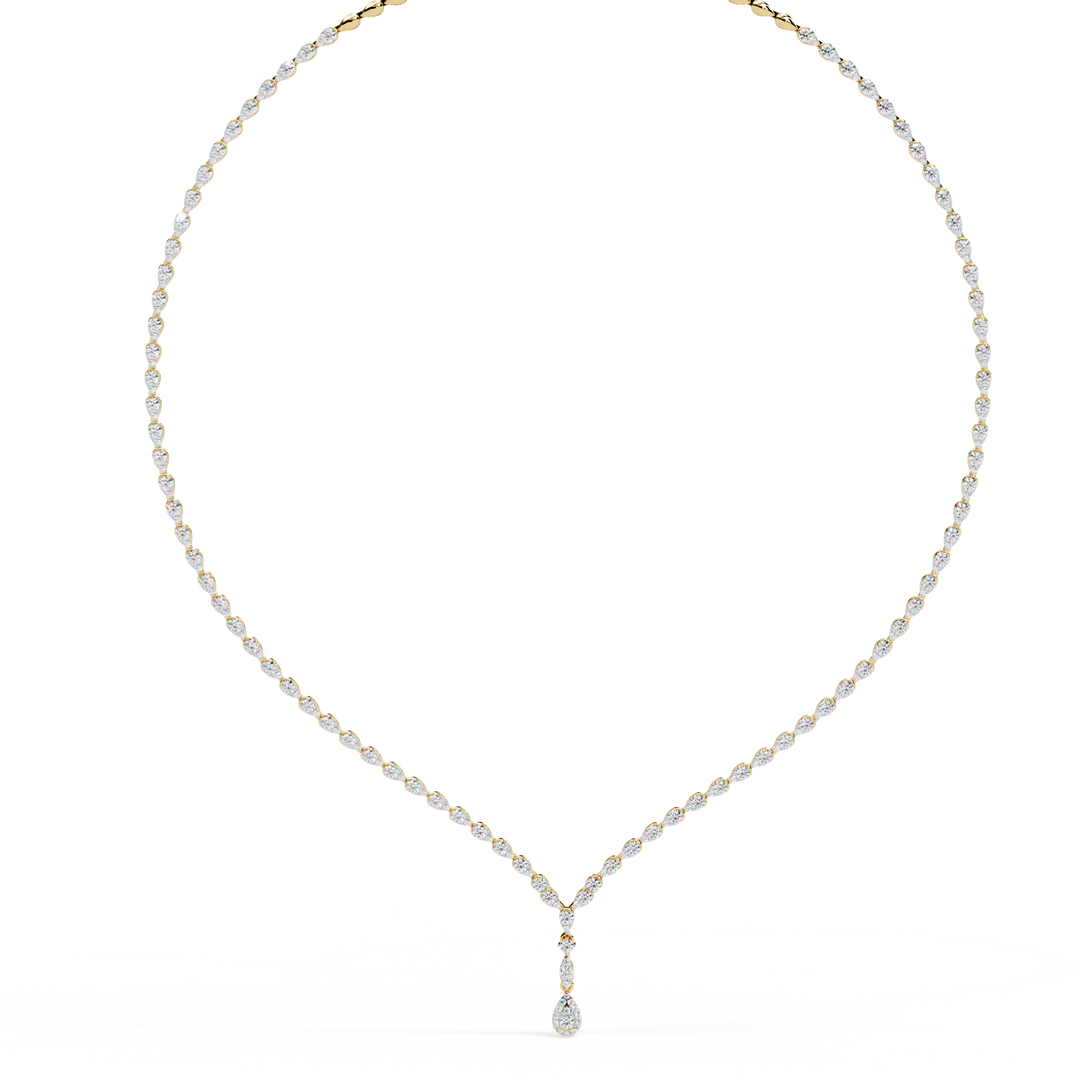 Diamond Tennis Y-Necklace Raj Gems