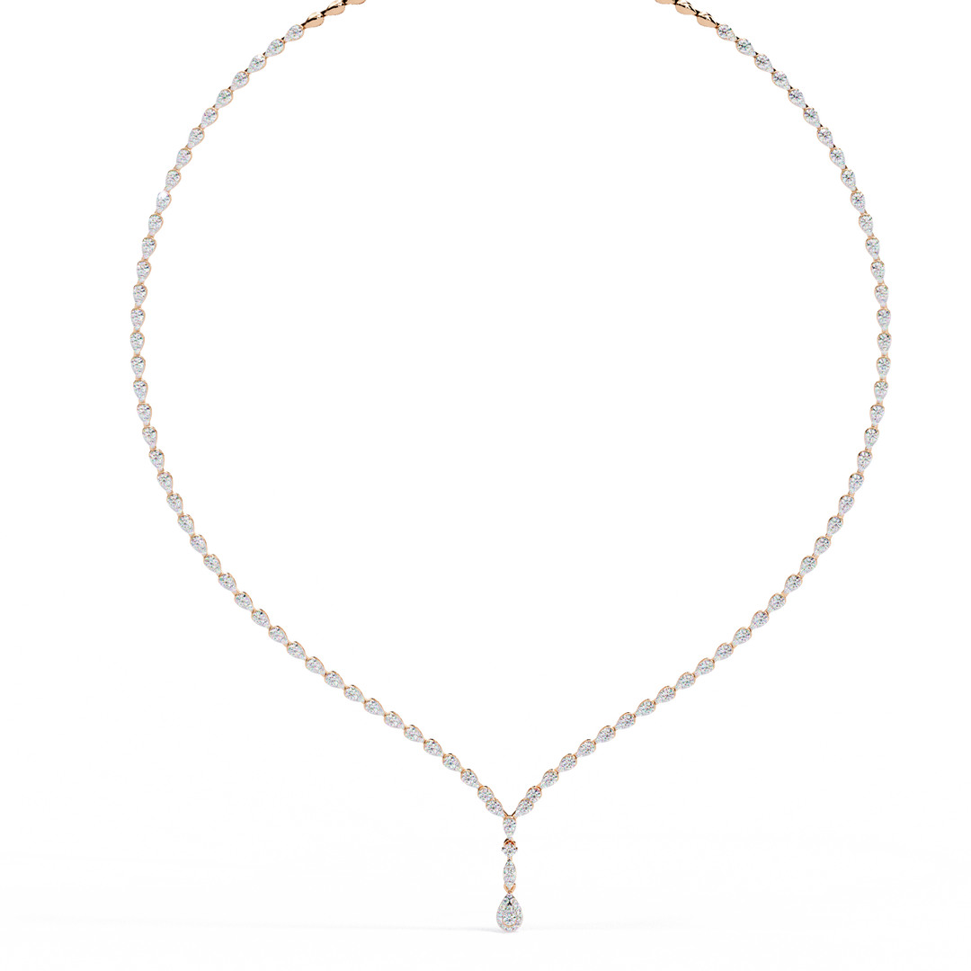 Diamond Tennis Y-Necklace Raj Gems